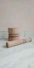 Handmade Ceylon Wood Wangediya Kitchen Tool Wooden Mortar & Pestle Mini Grinder