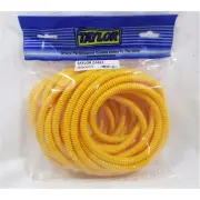 Taylor Cable 38093; Convoluted Tubing Yellow 1/4 in. 25 ft, Polyethylene