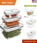 Fresh & Save 3-pc Glass Food Storage, Meal Prep Container, Assorted Sizes