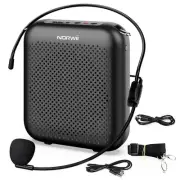 Mini Voice Amplifier Portable Rechargeable with Wired Microphone Headset
