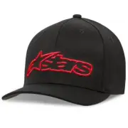 Alpinestars Blaze Flexfit Baseball Cap Hat Black Red