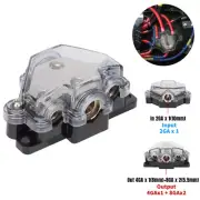 Safe And Secure Car Audio System Wiring Block 2G In 4G 8G Out for Amplifiers