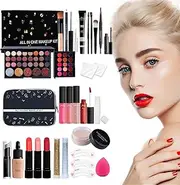 Makeup Starter Kit - Makeup Kit | Cosmetic Make Up Starter Kit | 27 Pieces Basic Makeup Kit | Makeup Starter Kit | Easy-to-use Makeup Kit | Makeup Kit Include Eyeshadow Palette Eyebrow Lipst