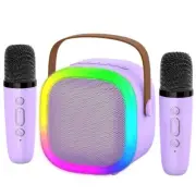 Karaoke Machine for Kids Adults Portable Bluetooth Speaker with 2 Wireless Mi...