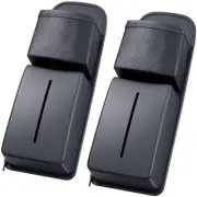 2Pcs Car Accessories Seat Side Storage Bag Hanging Pocket Tissue Case PU Leather (for: Daihatsu)