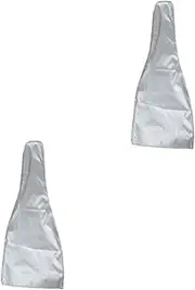 Kisangel 2pcs Sunscreen Guitar Cover Bass Accessories Gig Bass Dust Cover Guitar Protector Bass Case Small Bass Guitar Case Guitar Dust Cover Covers Instrument Cover Silver Coated Cloth