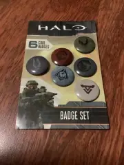 HALO BADGE SET X6 2016 MICROSOFT STUDIOS BENSON TRADING