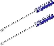 2X Blue Plastic Grip Carpet Tack Nail Lifter Puller Remover Crowbar Screwdriver