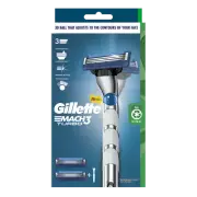 Gillette Mach3 Turbo Razor & Cartridges 2 Pack 1 Handle + 2 Cartridge Shave Care
