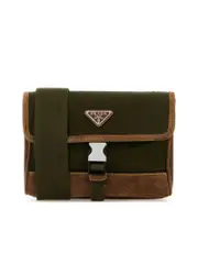Prada Renylon And Suede Phone Holder