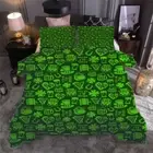 Green card element 3D Print Duvet Quilt Doona Covers Pillow Case Bedding Sets