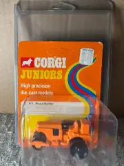 Vintage Corgi Juniors 67 Road Roller w Protective Case
