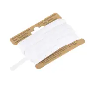 1/4 Inch Double Fold Bias Tape Continuous Bulk Bias Tape White 10 Yards