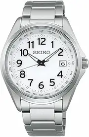 [Seiko] SBTM327 Selection Solar Radio Clock World Time Shipped from Japan Released in April 2022, White, Modern
