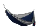 Grand Trunk Double Hammock w/ Strap - Navy/Silver
