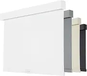 Persilux Cordless Blackout Roller Shades for Windows, Pull Down Shades & Blinds with Valance, Thermal Insulated Fabric Window Blinds, Free-Stop Shades for Home, Door and Bedroom (White,34.5"W x 72"H)