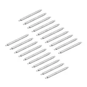 20pcs Watch Band Pin 15mm Stainless Steel Spring Bar Pins 1.2mm Dia.