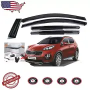 Durable Acrylic Window Visors for 2017-2022 Kia Sportage - Noise & Rain Shield