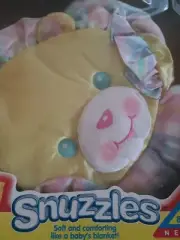 Playskool NWT Snuzzles Bear Lion Plaid Blanket Rattle Crinkle Blankie lovey new