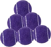 Vaveren 6Pcs Tennis Balls for Beginner Training Exercise Professional Training Balls 6.4cm Diameter for Entertainment Outdoor Indoor