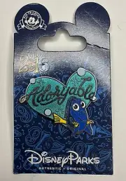 Disney Parks Pin ADORYABLE - DORY on HEART # 114907