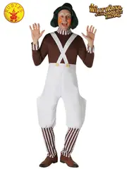 Oompa Loompa Deluxe Adult Costume - Mens - Small