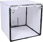 Generic Airbrush Paint Spray Booth, 29.53 X 29.53 X 29.53in Portable Spray Paint Booth with Filter and Curtain, Airbrush Booths for Small Furniture, Sculptures, Easy Assembly