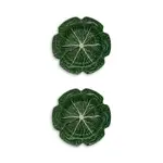 Bordallo Pinheiro Cabbage Charger Plate, Set of 2