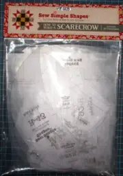 Lori Holt Build a Scarecrow Sew Simple Shapes - 63 Plastic Applique Templates