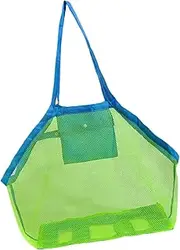 JOINPAYA Friendly Beach Toy Storage Bag Mesh Tote Large Storage Pouch for Boys and Girls Outdoor Toys