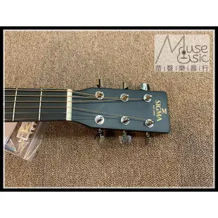 『苗聲樂器』Sigma GMC-STE-BKB 面單消光黑電木吉他