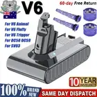 For Dyson V6 21.6V 6.0Ah Battery Animal SV04 DC58 DC59 DC61 DC62 Absolute SV09