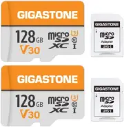 128GB 2-Pack Micro SD Card, 4K Video Pro, Compatible with Gopro, Security Camera