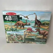 Melissa & Doug 48 Piece Floor Puzzle for Kids Dinosaurs Ages 3+ NEW SEALED