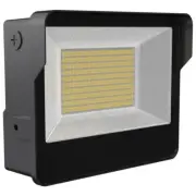 LED Flood Light Outdoor w/ Photocell Dusk-Dawn, 3CCT, Power Selectable, 120-277V
