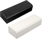 [Holibanna] Luxury Leather Eyeglass Box Magnetic Clamshell Case for Sunglasses Durable Stylish