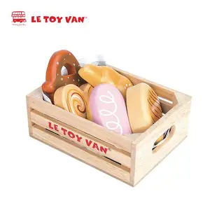 英國LE TOY VAN水果蔬菜肉食木制過家家玩具兒童仿真盒子 購物車