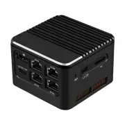 MR-M1 Mini PC, Intel N100,16GB RAM NO SSD Barebone Portable Mini Desktop Comp...