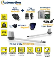 Low Voltage double swing gate opener ✔keypad ✔4 remote controls ✔fast operation