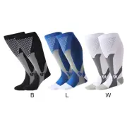 1-3Pairs Unisex Plus Size Compression Socks 15-25mmHg 2XL-7XL For Men Women