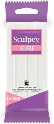 Souffle 7Oz/198Gm Igloo Polymer Clay, White