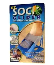 EZ Sock Glider Mobility Aid Assistant Device Put On and Take Off Stockings Easil