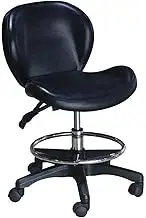 Saddle Stool,Standing Lift Chair,Movable Swivel Chair,Suitable for Home/Barber Shop/Office,Easy to Assemble(Color2)