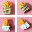 Refrigerator Ornament Baguette Fridge Magnets Refrigerator Stickers