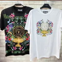 在飛比找蝦皮購物優惠-爵尚服飾🔱 Versace 凡賽斯 花紋 滿版 👑 短袖 T