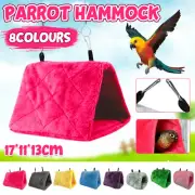 Warm Hammock Hanging Cage Bed for Parrot Budgie Parakeet Bird Hut Tent hammock