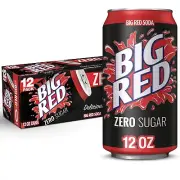 Big Red Zero Sugar Fridge Pack Cans 12 fl. oz (12 Count) A Texas Tradition.