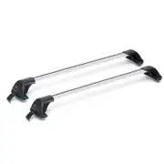 2x Silver NEW Aerodynamic Cross bar / Roof Rack Fit For Mitsubishi Triton 2006-2015