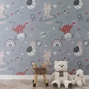 [Namly Design] Wall Paper - Space Creatures Adventure