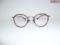 在飛比找Yahoo!奇摩拍賣優惠-光寶眼鏡城(台南)odbo(Japan) 復古灰色純鈦鑲塑面